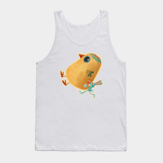 rabbit and chick Tank Top by Sunshine Corner